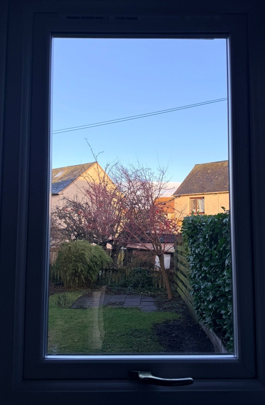 Completed glazing repair